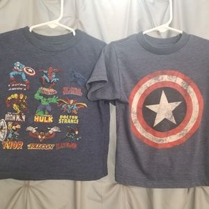 2 Marvel Toddler T-shirts
